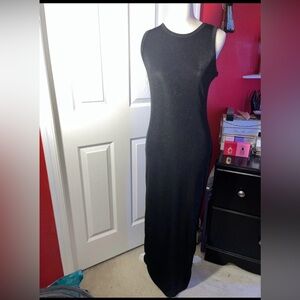 Classic Black Sleeveless Maxi Dress - FASHION NOVA